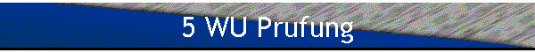 5 WU Prufung